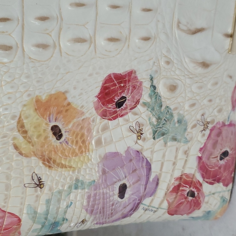 🥳🎈HOST PICK!🎈🥳  🌼 🌸 BRAHMIN Multi Papaver Large Duxbury Satchel 🌼 🌸 - Picture 6 of 14